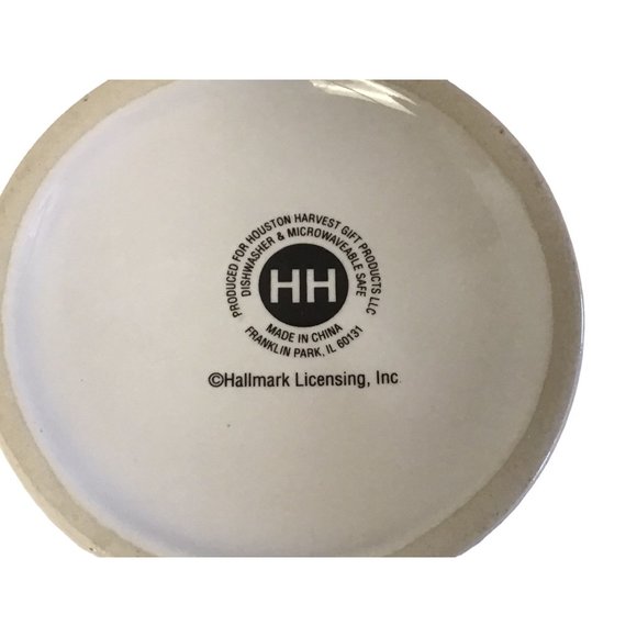 Hallmark Mug Cup Porcelain Angels Peace Love and Joy 1970s Size 3.5" L x 3" W - Picture 8 of 9